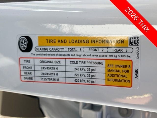 2026 Chevrolet Trax 2RS