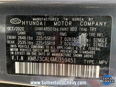 2021 Hyundai Tucson Limited