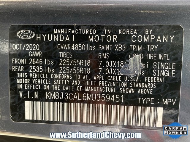 2021 Hyundai Tucson Limited