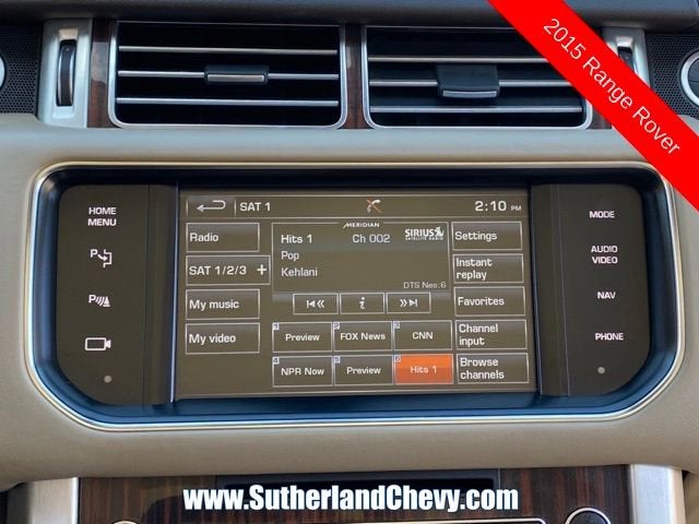 2015 Land Rover Range Rover HSE