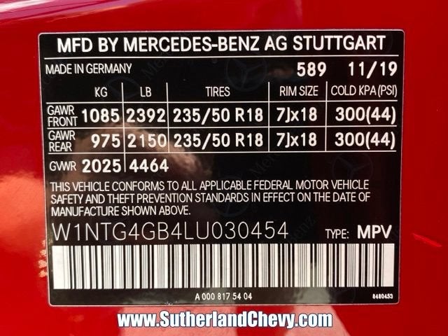 2020 Mercedes-Benz GLA GLA 250