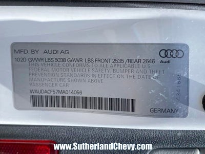 2021 Audi A5 Sportback S line Premium