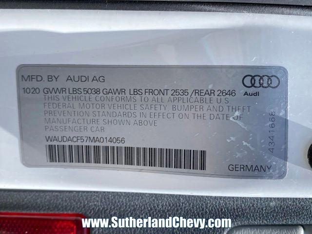 2021 Audi A5 Sportback S line Premium