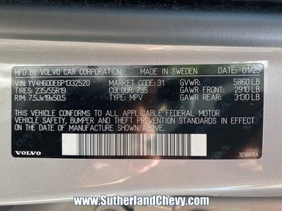 2023 Volvo XC60 Recharge Plug-In Hyb Plus Bright Theme