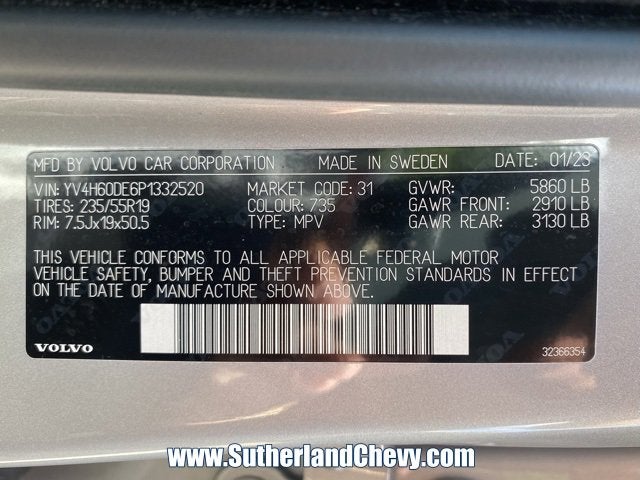 2023 Volvo XC60 Recharge Plug-In Hyb Plus Bright Theme